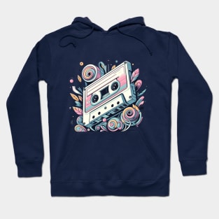 Music tape colorful design Hoodie